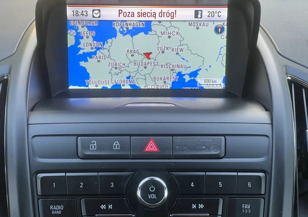 Opel Zafira cena 43900 przebieg: 105000, rok produkcji 2012 z Świecie małe 742
